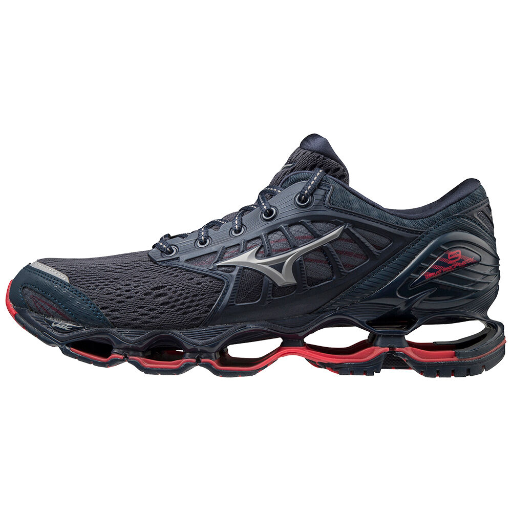 Mizuno Wave Prophecy 9 Férfi Futócipő Sötétkék/Szürke EWC230891